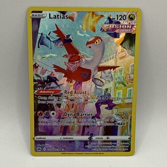 Latias GG20/GG70 Ultra Rare Crown Zenith: Galarian Gallery Pokemon TCG LP - Picture 1 of 2